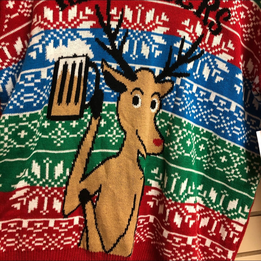 reindeer ugly sweater